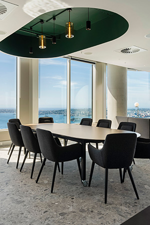 Healthcare innovation consultation and collaboration area at Alpha Global Experience Centre